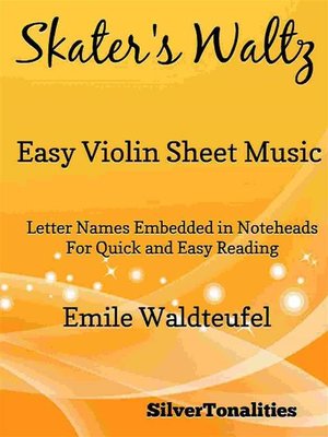cover image of Skater's Waltz Easy Violin Sheet Music